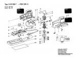 Bosch 0 603 254 703 Pss 230 E Orbital Sander 220 V / Eu Spare Parts